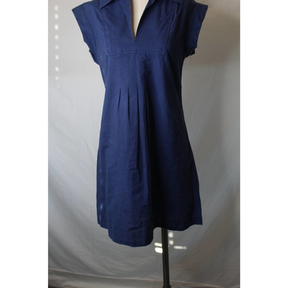 Vintage 70s A Line Collared Pleated Micro Mini Dress or Tunic - Picture 8 of 9